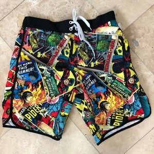 MARVEL SWIM TRUNKS SHORTS NEW WITH TAGS